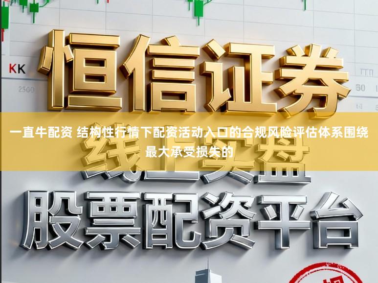 一直牛配资 结构性行情下配资活动入口的合规风险评估体系围绕最大承受损失的